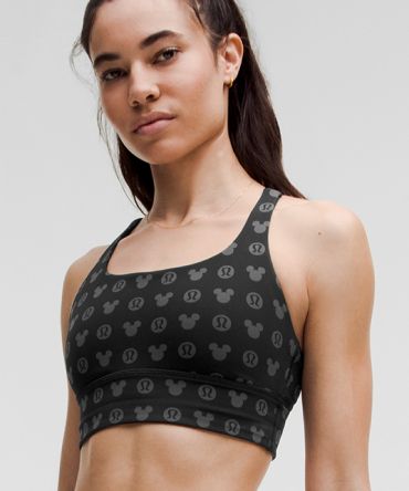 Disney x lululemon Energy Longline Bra Medium Support, B–D Cups