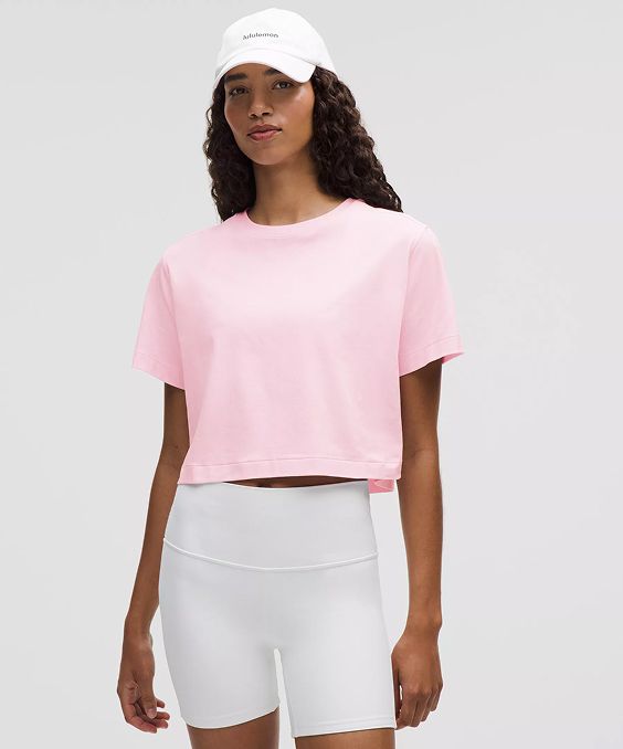 All Yours Organic Cotton Cropped T-Shirt