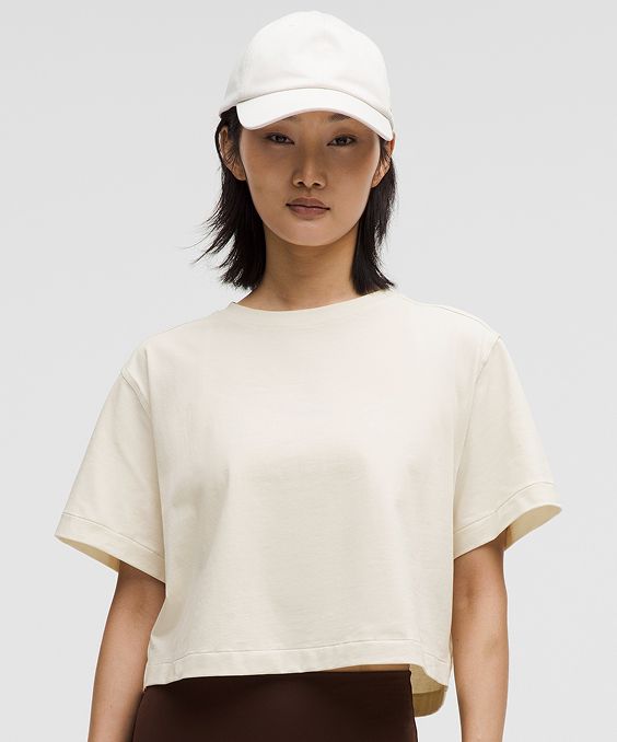 All Yours Organic Cotton Cropped T-Shirt