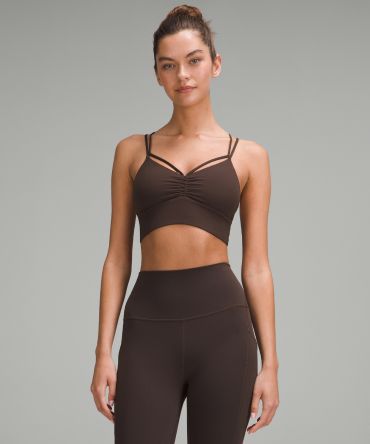 Nulu Strappy V-Neck Yoga Bra *Light Support, A/B Cup