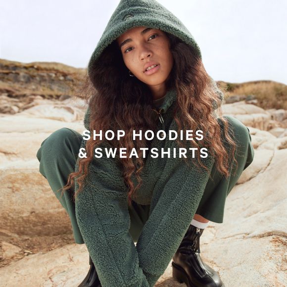 SHOP HOODIES AND SWEATSHIRTS