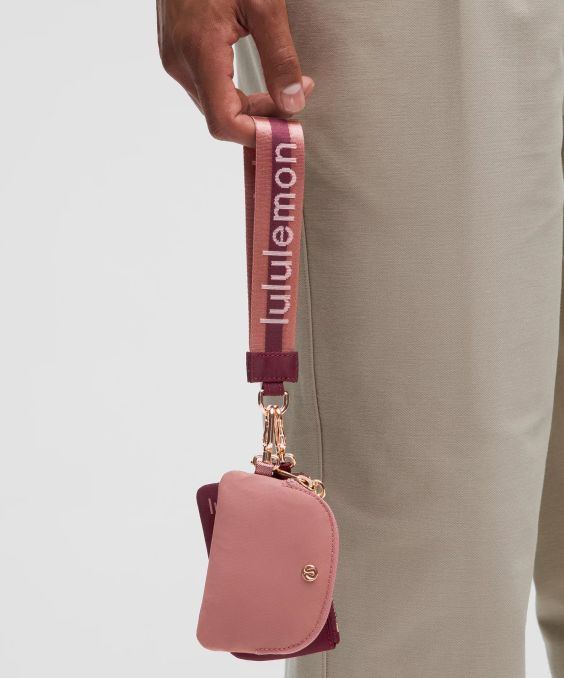 Dual Pouch Wristlet Wordmark