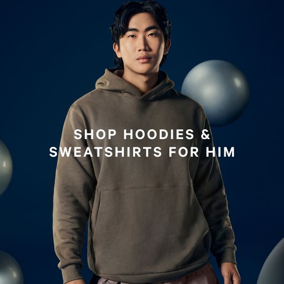 shop hoodies and Sweatshirts for him