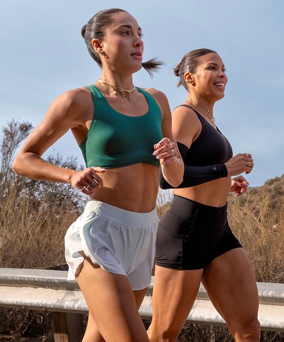 Go Further Bra in Sonic Teal