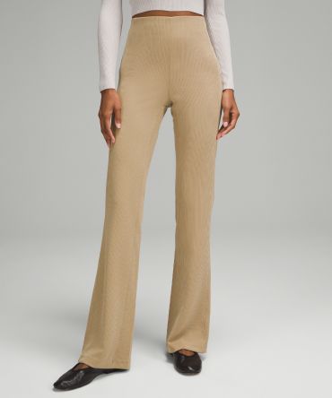 Ribbed Softstreme Flared Pant Regular