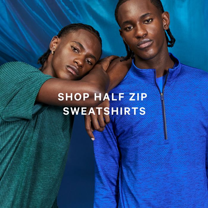 SHOP HALF ZIP SWEATSHIRTS