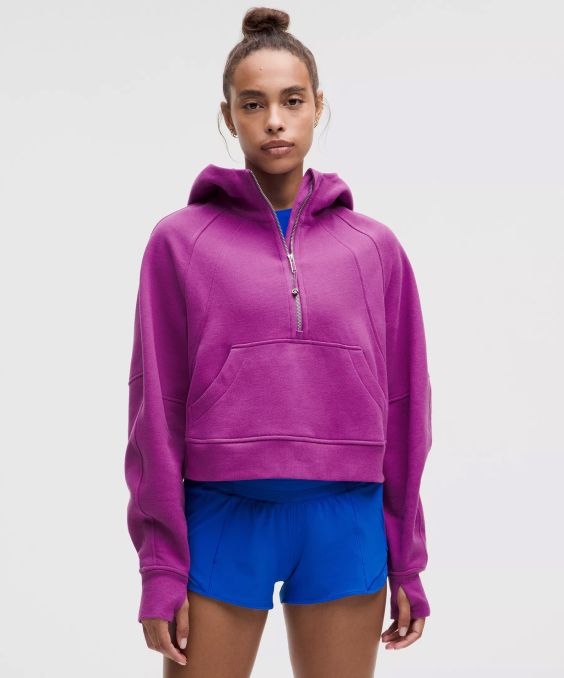 Scuba Oversized Half-Zip Hoodie