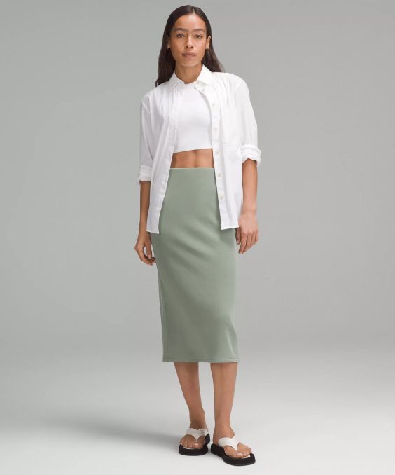 Softstreme High-Rise Midi Skirt