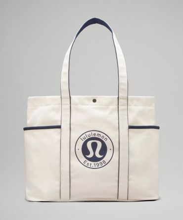 Daily Multi-Pocket Canvas Tote Bag 20L *Logo