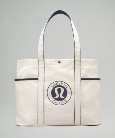 Daily Multi-Pocket Canvas Tote Bag 20L