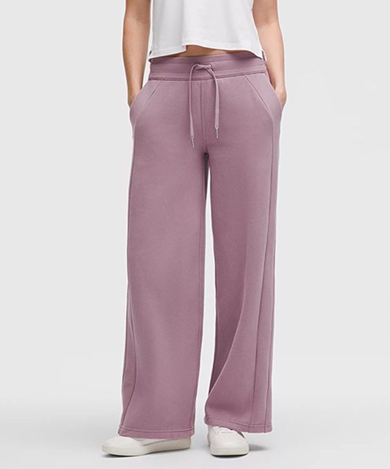 Scuba Mid-Rise Wide-Leg Pant Regular