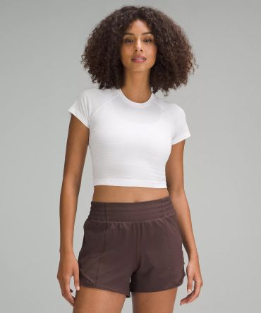 Swiftly Tech Cropped Short-Sleeve Shirt 2.0