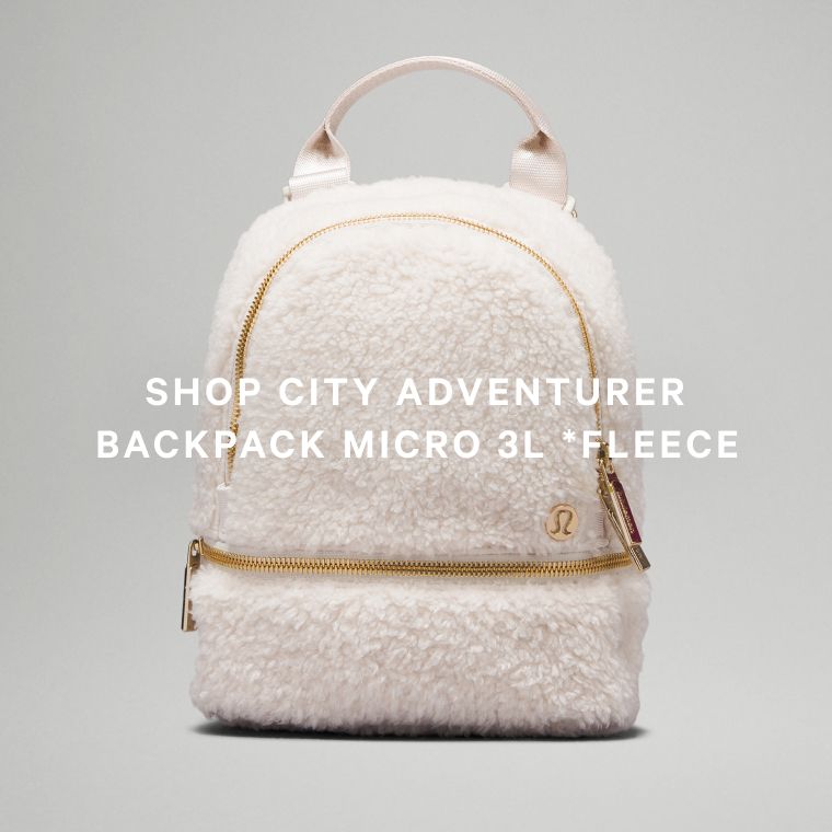 City Adventurer Backpack Micro 3L *Fleece