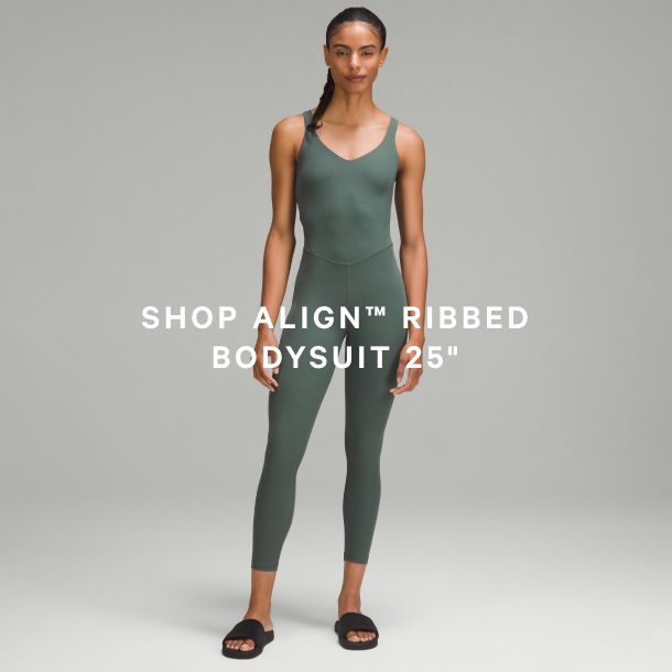 Shop Align™ Ribbed Bodysuit 25 inches