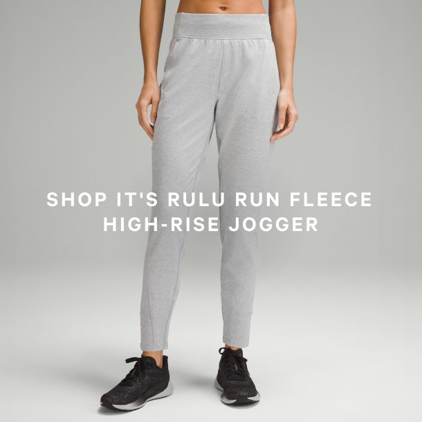 Shop It's Rulu Run Fleece High-Rise Jogger