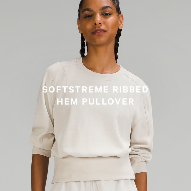 The Softstreme Ribbed Hem Pullover.