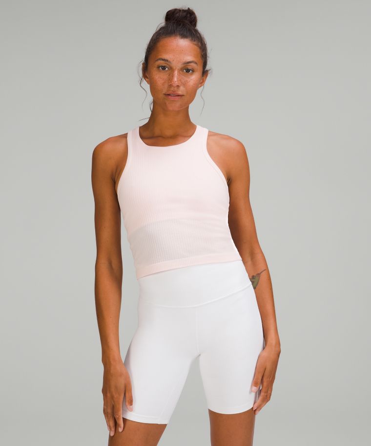 Ebb to Street Cropped Racerback Tank Top