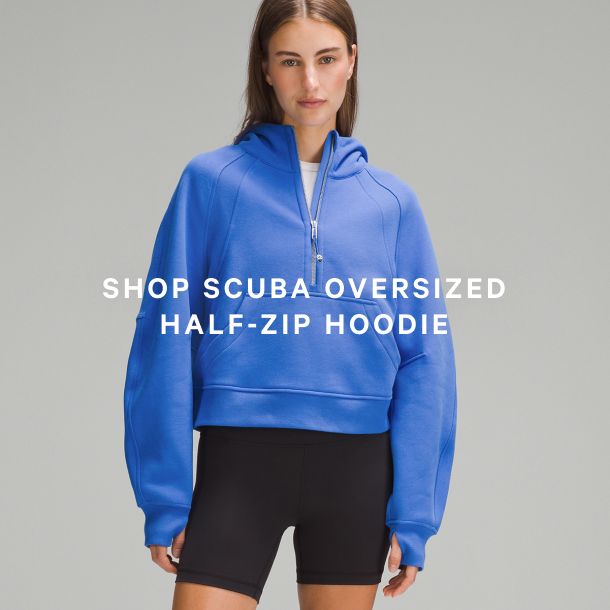 Scuba Oversized Half-Zip Hoodie