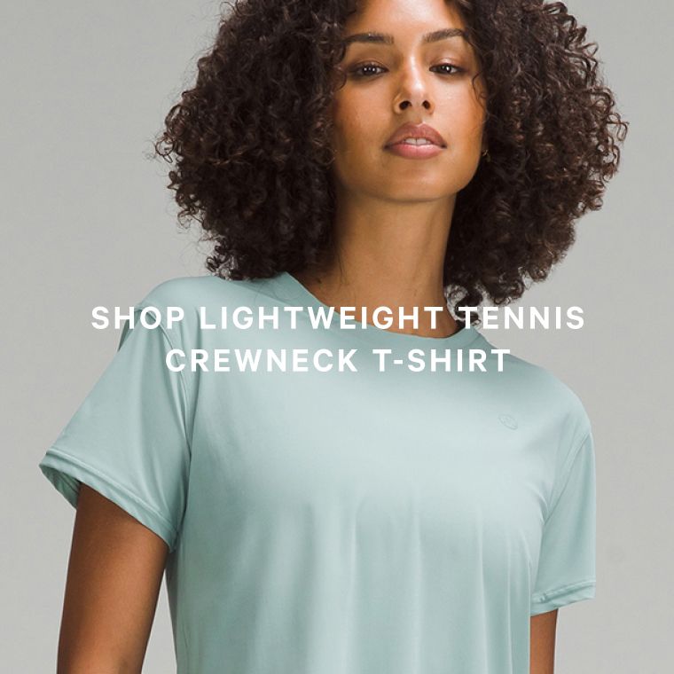 Lightweight Tennis Crewneck T-Shirt