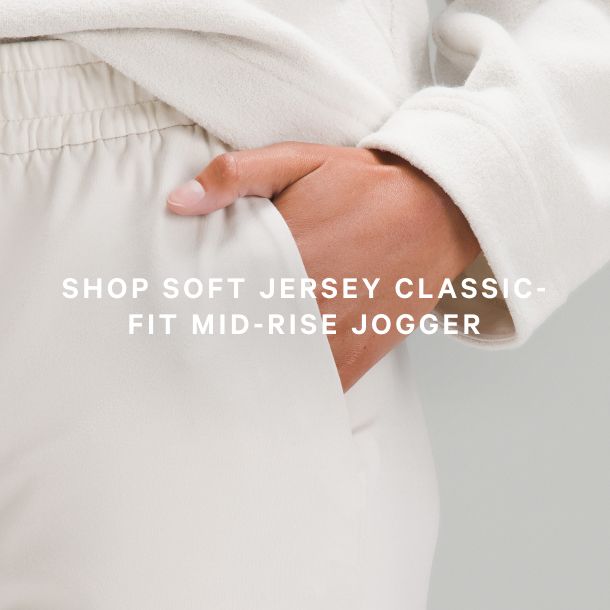 Soft Jersey Classic Fit Jogger